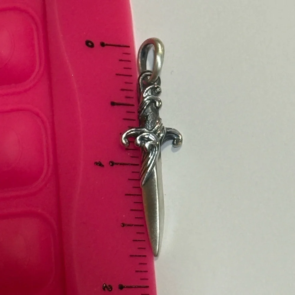 David Yurman Sterling Silver Dagger Pendent
